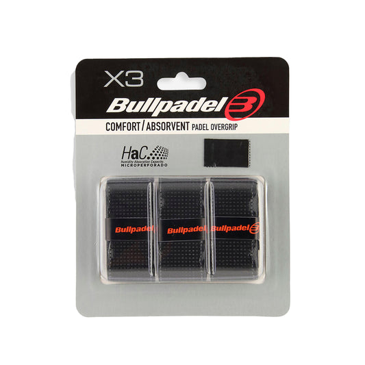 Bullpadel SensoGrip Pro Zwart (3 grips)