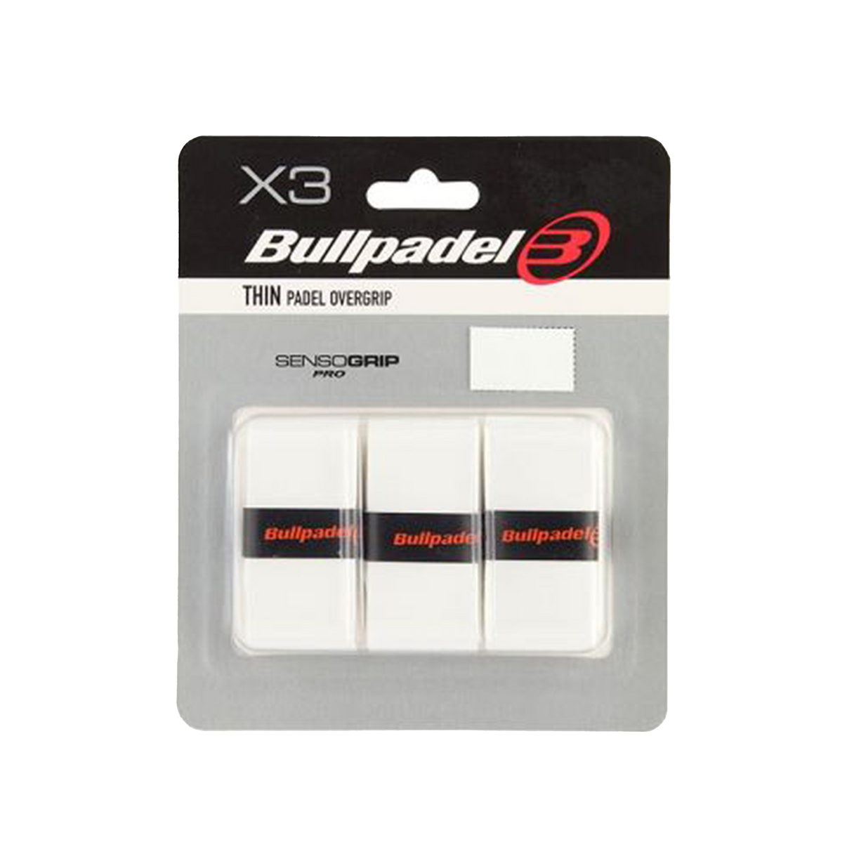 Bullpadel Comfort Grip Wit 3 stuks - overgrip voor padel