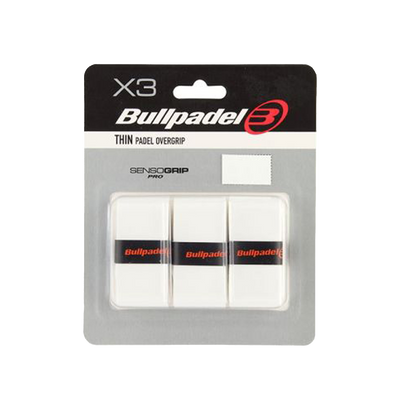 Bullpadel Comfort Grip Wit 3 stuks - overgrip voor padel