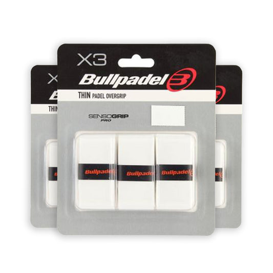 Bullpadel SensoGrip Pro Wit (3 pack = 9 grips)