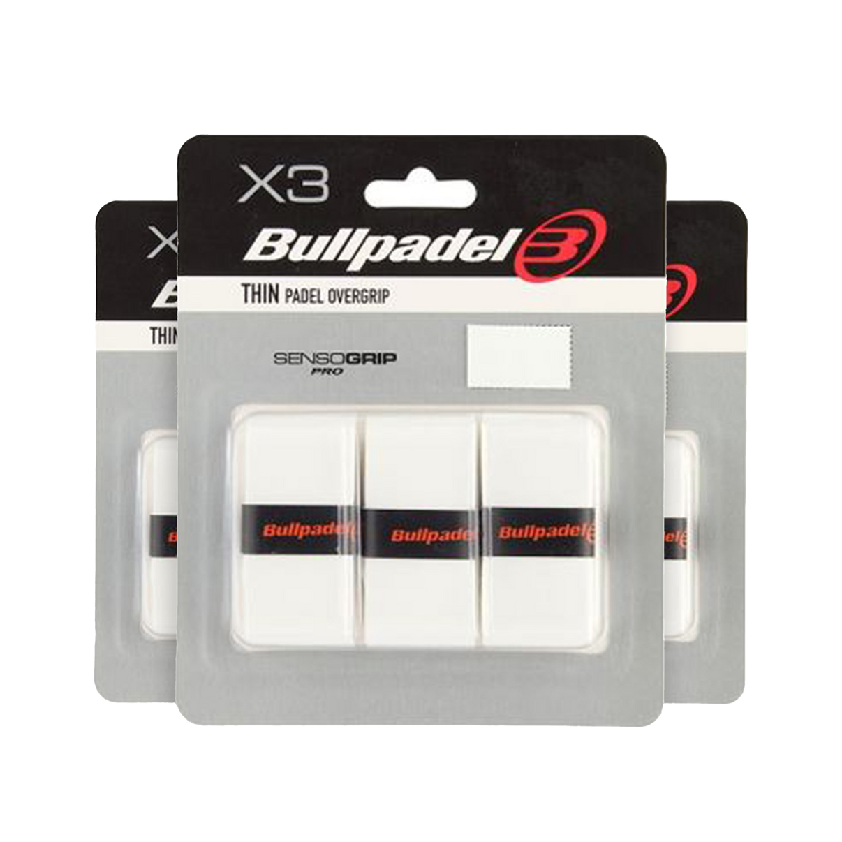 Bullpadel Comfort Grip Wit 9 stuks multipack - overgrip voor padel