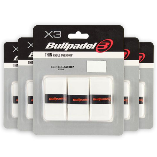 Bullpadel SensoGrip Pro Wit (5 pack = 15 grips)